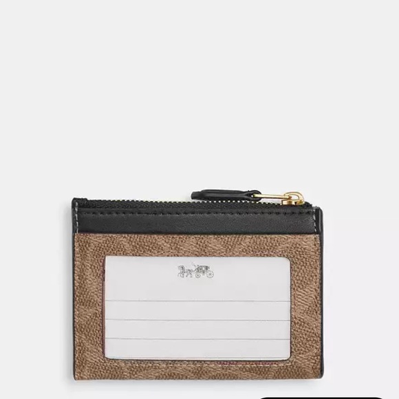 Coach Mini Skinny Id Case With Floral Print - Picture 2 of 9